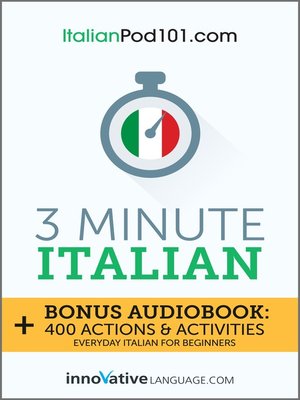 cover image of 3-Minute Italian